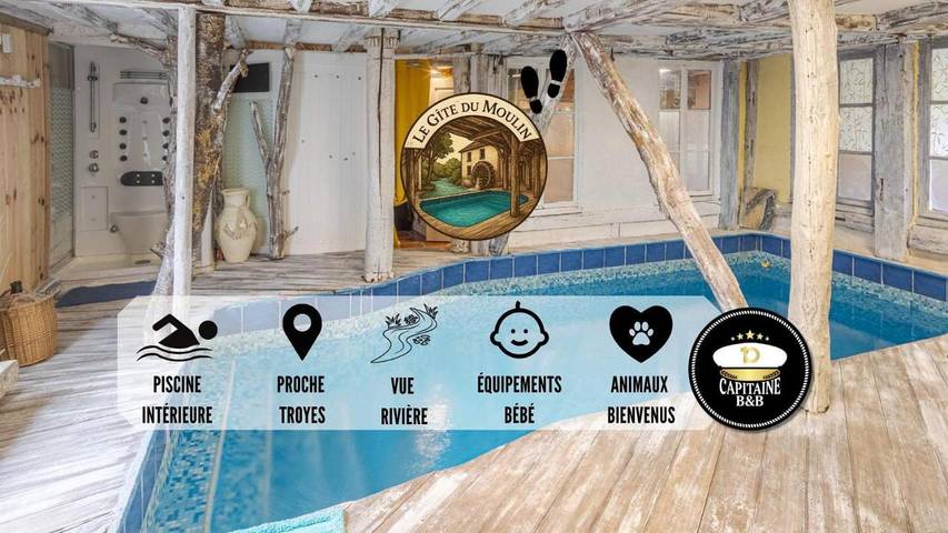 Appartement de vacances pour 4 personnes, avec piscine, animaux acceptés