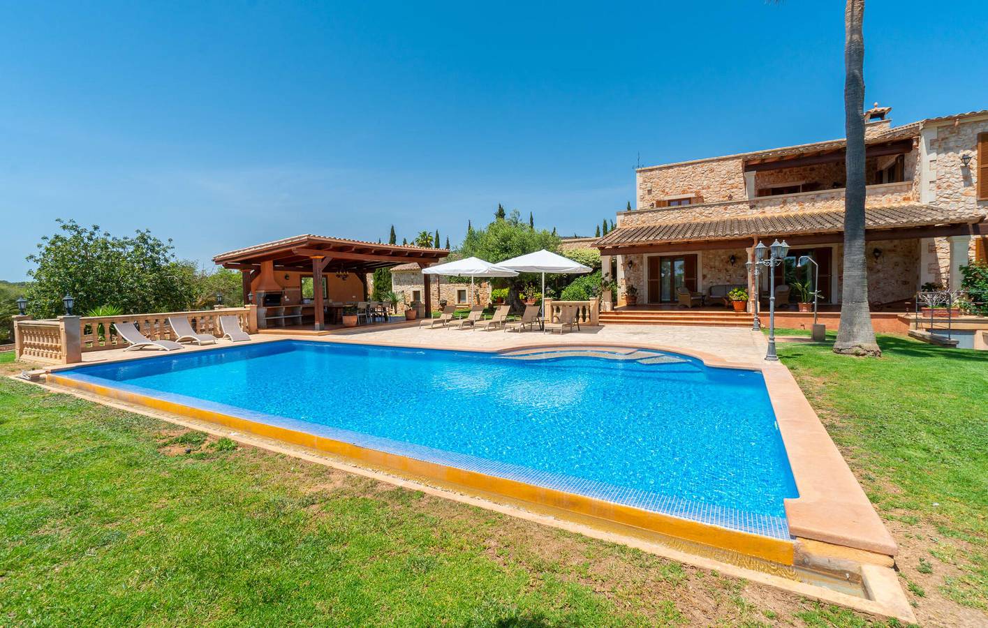 Rückzugsort am Pool mit Terrasse und Küche | in der Nähe von Jumaica C'an Pepe in Manacor, Mallorca Osten