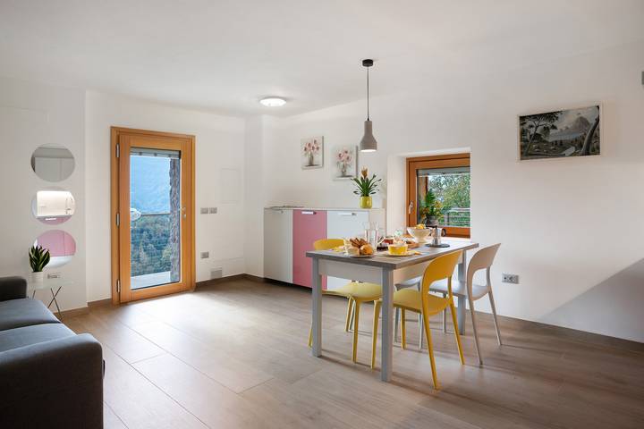 Studio für 2 Personen, mit Garten und Balkon sowie Seeblick in Trentino-Südtirol - 3