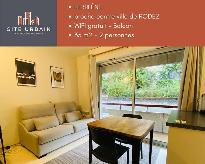 Gîte pour 2 personnes, avec balcon à Rodez