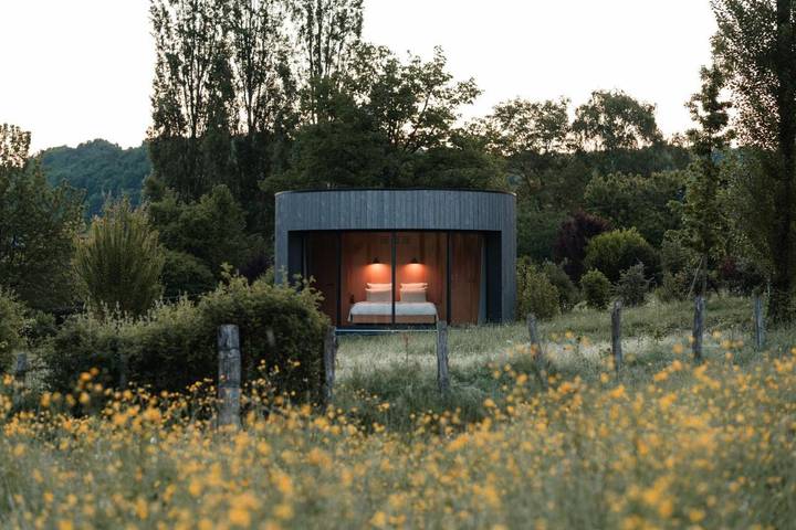 Maison d’hôte pour 2 personnes, avec Terrasse et Jardin ainsi que Piscine et Sauna