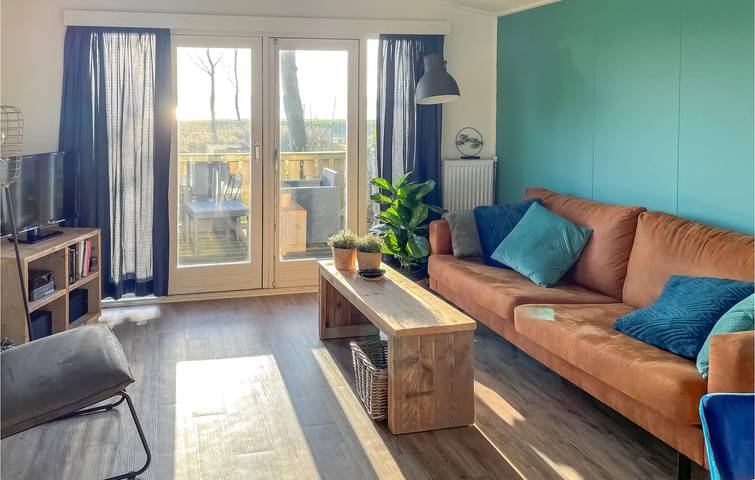 Wohnwagen für 4 Personen, mit Terrasse und Seeblick sowie Garten, mit Haustier in Lauwersmeer - 4