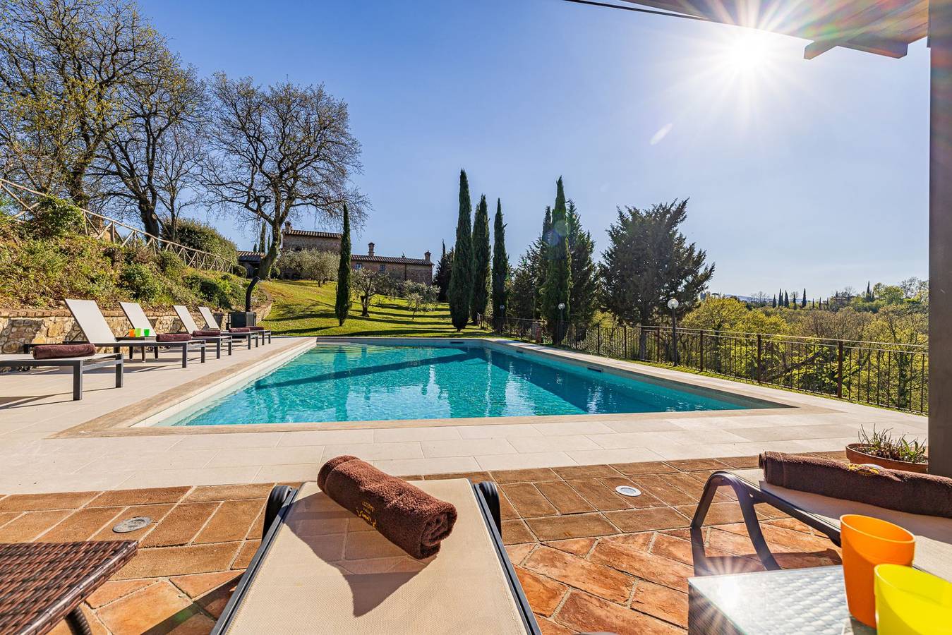 Podere Baiocco - Villa Baiocco - Villa privata con piscina riscaldata e jacuzzi a pochi passi da Città della Pieve in Città della Pieve, Perugia e dintorni