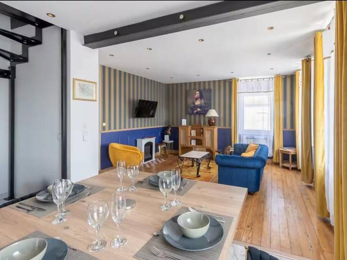 Ganze Wohnung, Duplex mit Spa & Sauna - 4 Pers. in La Sentinelle, Valenciennes und Umgebung