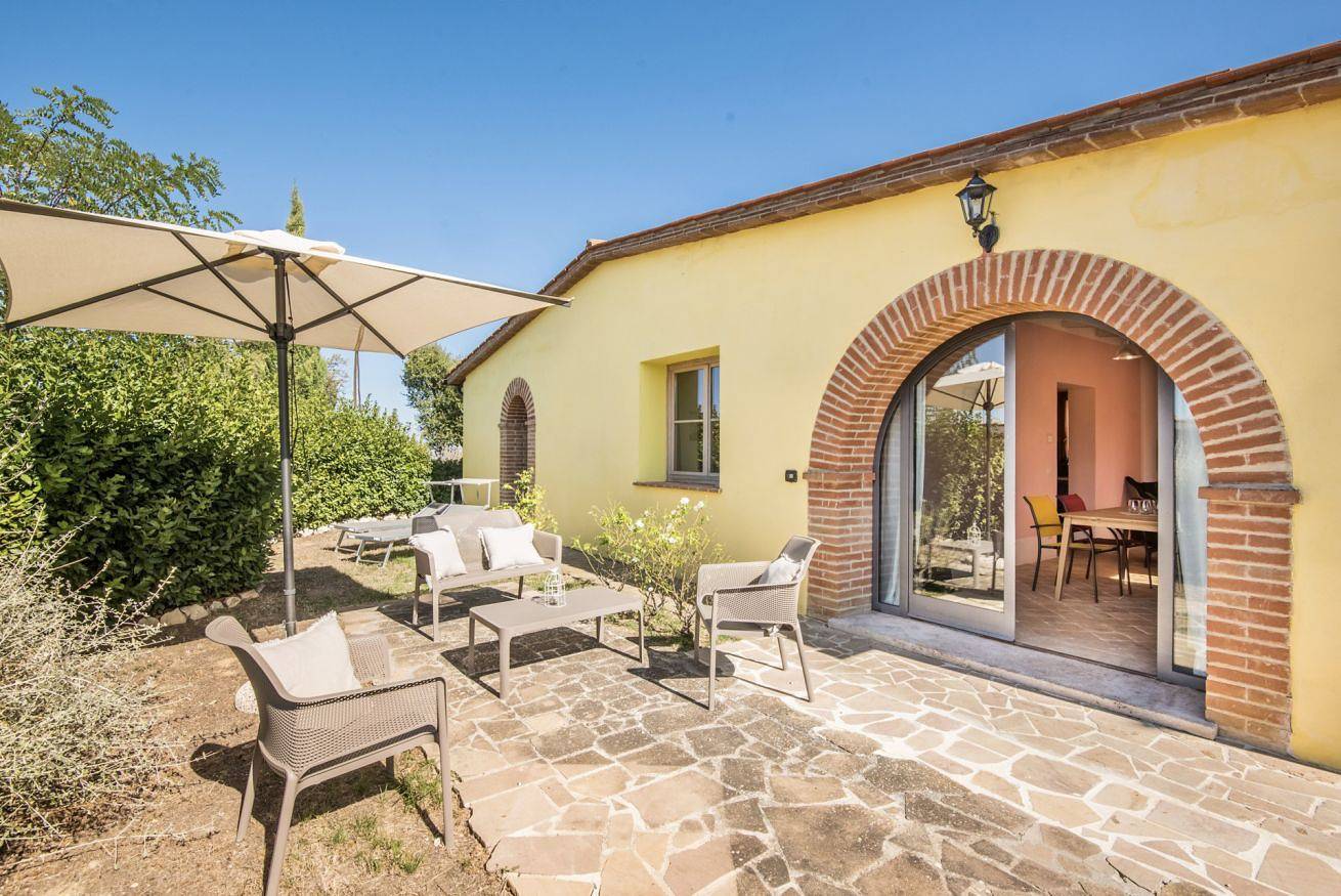 Hel leilighet, Cignella Chalet Cigno in Trequanda, Provinsen Siena