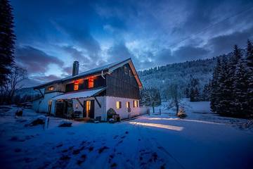 Gîte pour 10 personnes, avec jardin à Le Valtin