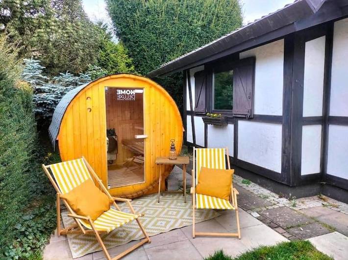 Ferienhaus für 4 Personen, mit Ausblick und Sauna sowie Seeblick und Garten, mit Haustier am Biggesee - 2