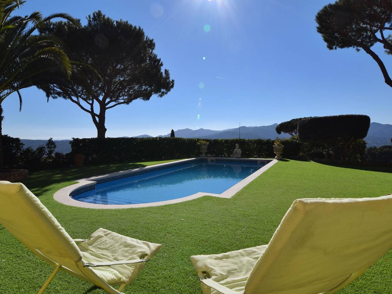 Villa con piscina privada, barbacoa, Wifi y aparcamiento, cerca de las playas de la Costa Brava in Santa Cristina de Aro, Costa Brava