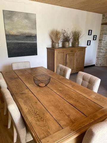 Gîte pour 9 personnes, avec terrasse ainsi que jardin et vue à Bozouls