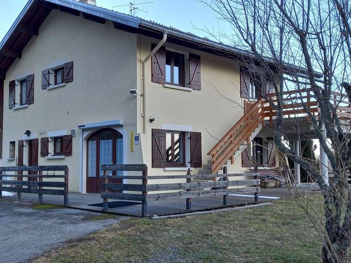 Gîte pour 4 personnes, avec Terrasse ainsi que Jardin et Vue