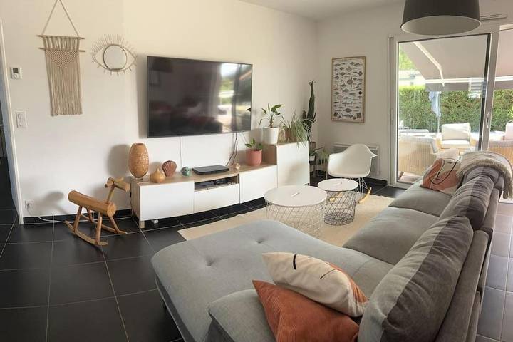 Maison de vacances pour 6 personnes, avec jardin ainsi que piscine et terrasse
