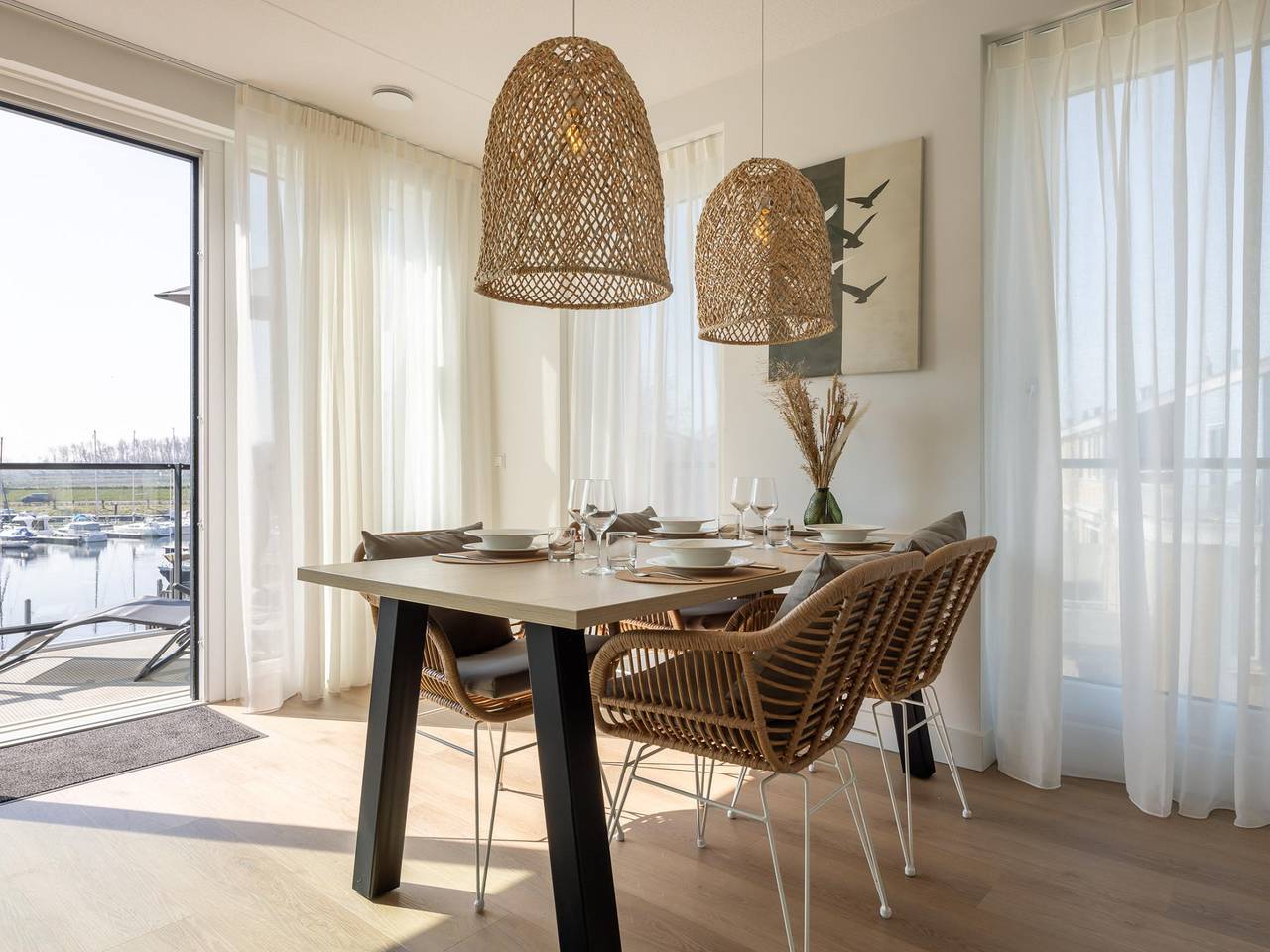 Ganze Wohnung, Hafenwohnung mit schöner Aussicht & Sunshower in Kortgene, Niederländische Nordsee