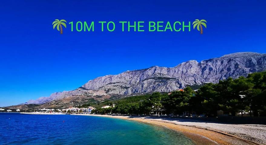 Maison d’hôte pour 3 personnes, avec vue et jardin, animaux acceptés à Tučepi - 2