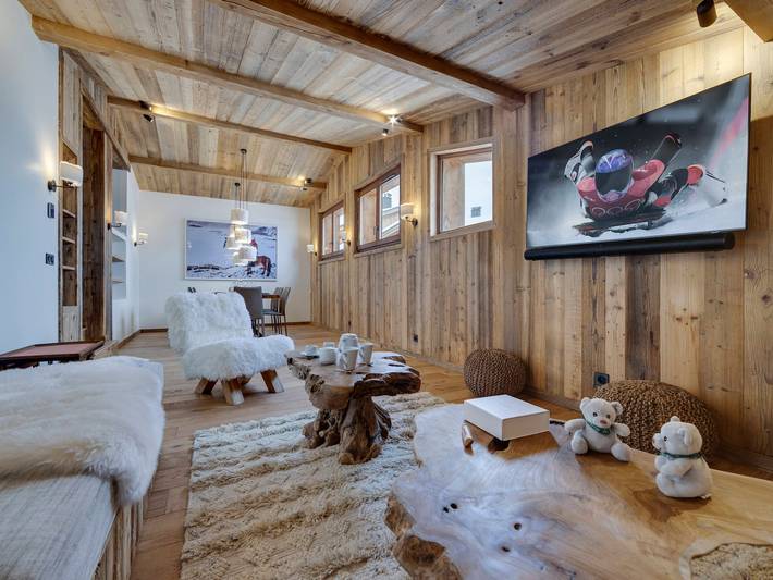 Chalet pour 8 personnes, avec balcon, animaux acceptés à Tignes - 2