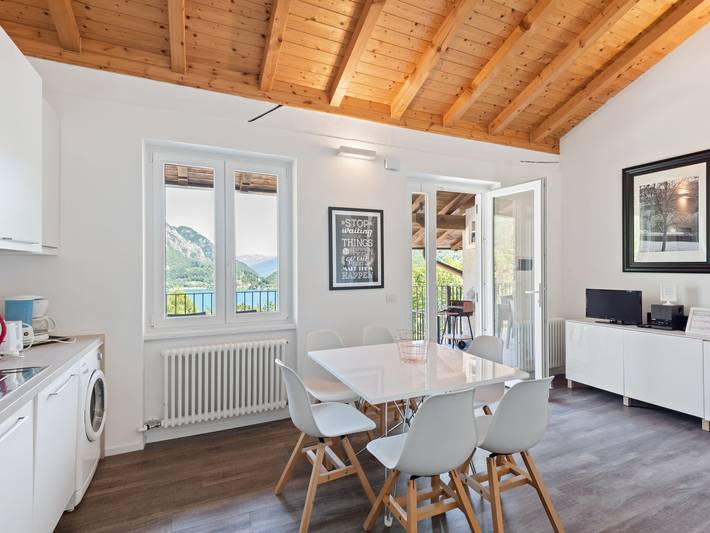 Ferienhaus für 6 Personen, mit Balkon/Terrasse und Balkon sowie Terrasse und Garten am Ledrosee - 4