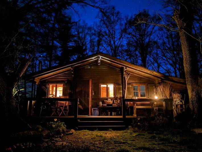 Ferienhaus für 4 Personen, mit Terrasse und Garten sowie Ausblick