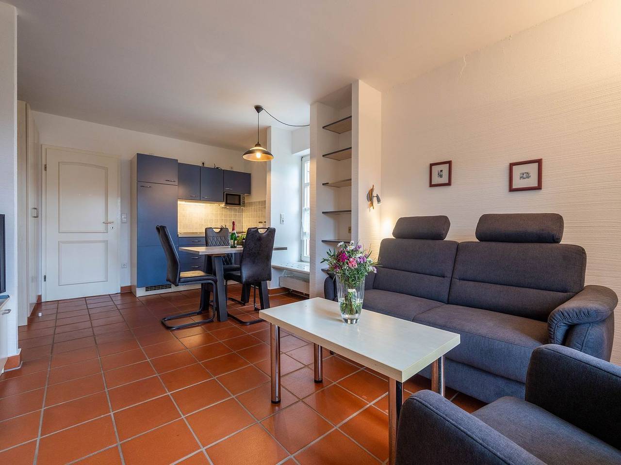 Appartement entier, Budget 1-Raum Appartement mit Terrasse in Kreptitz, Dranske