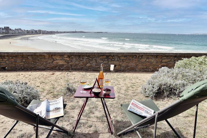 Appartement entier, Ciel & Mer - Avec vue imprenable sur la mer in Paramé, Saint-Malo