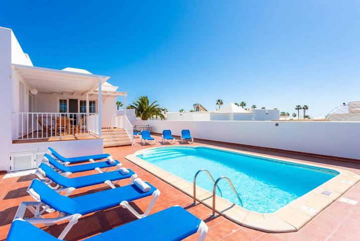 Chalet para 10 personas, con vistas al mar y jardín en Lanzarote - 2