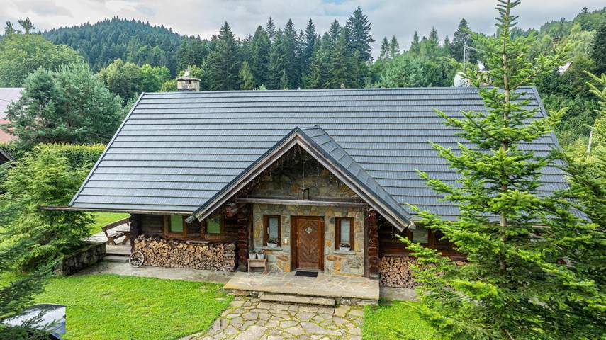 Domek letniskowy dla 4 osób, z Taras i Ogród oraz Widok w Beskidy