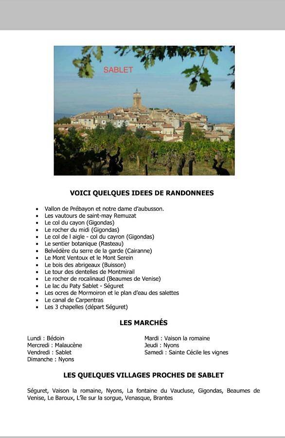 Maison d’hôte pour 3 personnes, avec vue et balcon dans Dentelles de Montmirail - 2