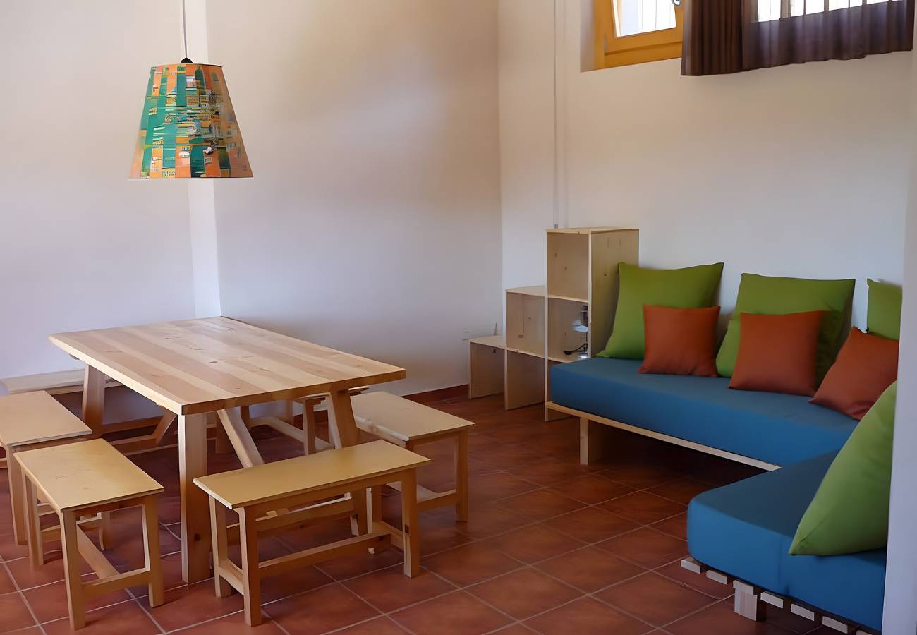 Maison de campagne "Lluna" avec vue sur les montagnes, piscine partagée et Wi-Fi in Ibi, Alicante l'intérieur des terres