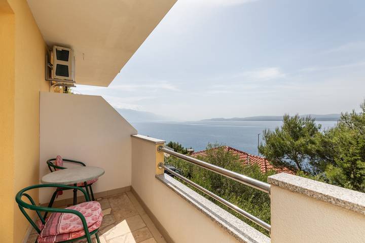 Apartament wakacyjny dla 2 osób, z Balkon/ taras w Lokva Rogoznica