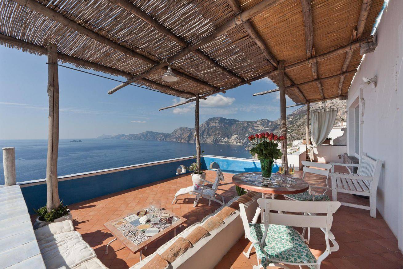 Amalfi Coast Enchanting Villa with terrace, pool and unique view in Vettica Maggiore, Praiano