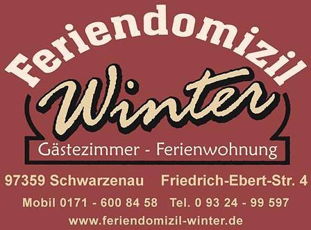 Feriendomizil Winter - Ferienwohnung Marcella mit sonnigem Balkon in Volkach, Fränkisches Weinland