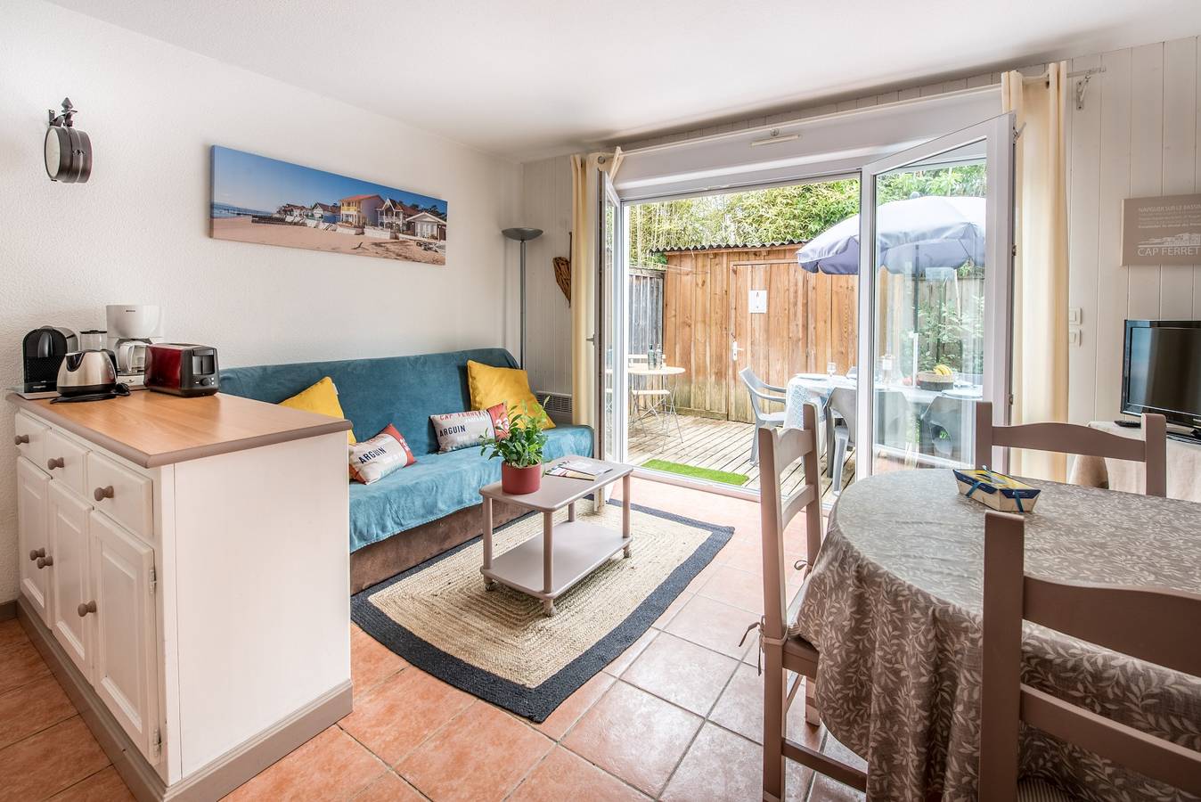 Apartamento entero, Apartamento 'Les Canonniers' cerca de la playa con piscina, terraza y balcón in Le Canon, Lège-Cap-Ferret