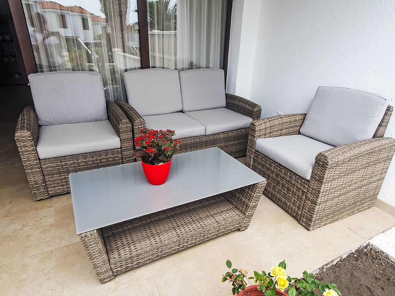 Appartement entier, Wohnung "la Palmera" mit privatem Garten in Los Cancajos, La Palma Sud
