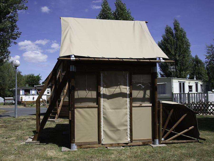 Camping Du Lac Terre d'Auge - Tienda de lona y madera 2 personas - Tienda vivac (sólo ciclistas) in Sainte-Famille-en-Auge, Lisieux (Região)