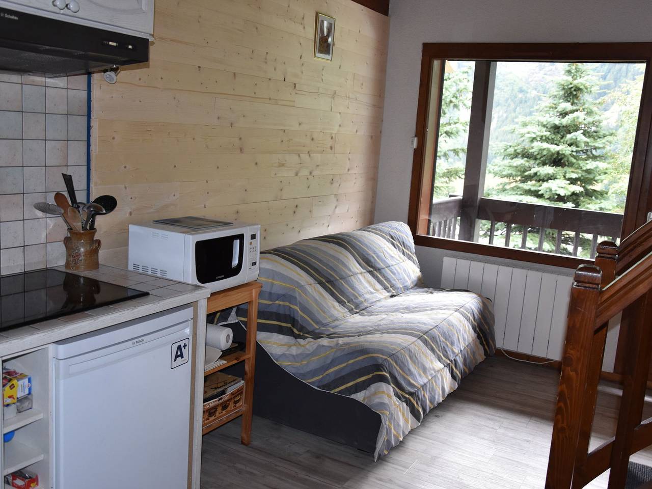 Ganze Wohnung, Schöne Wohnung mit beheiztem Pool, Bergblick und Balkon in Pralognan-la-Vanoise, Nationalpark Vanoise