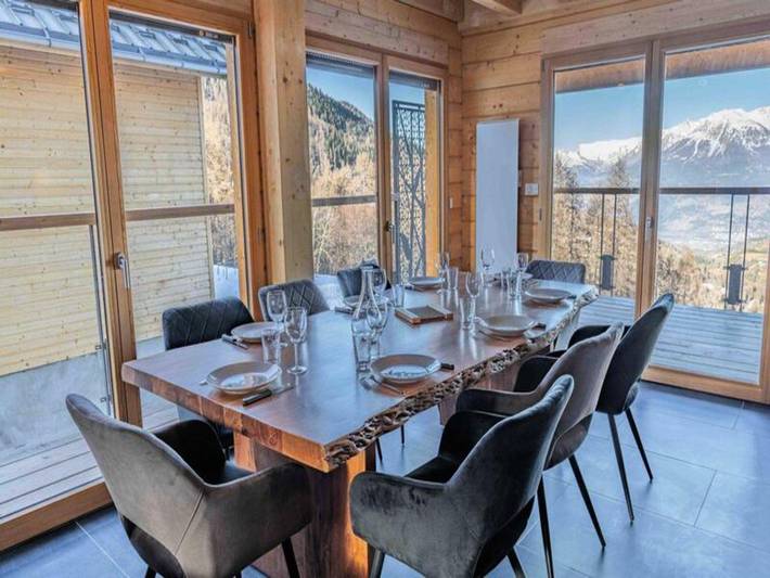 Chalet pour 16 personnes, avec balcon à Les Orres