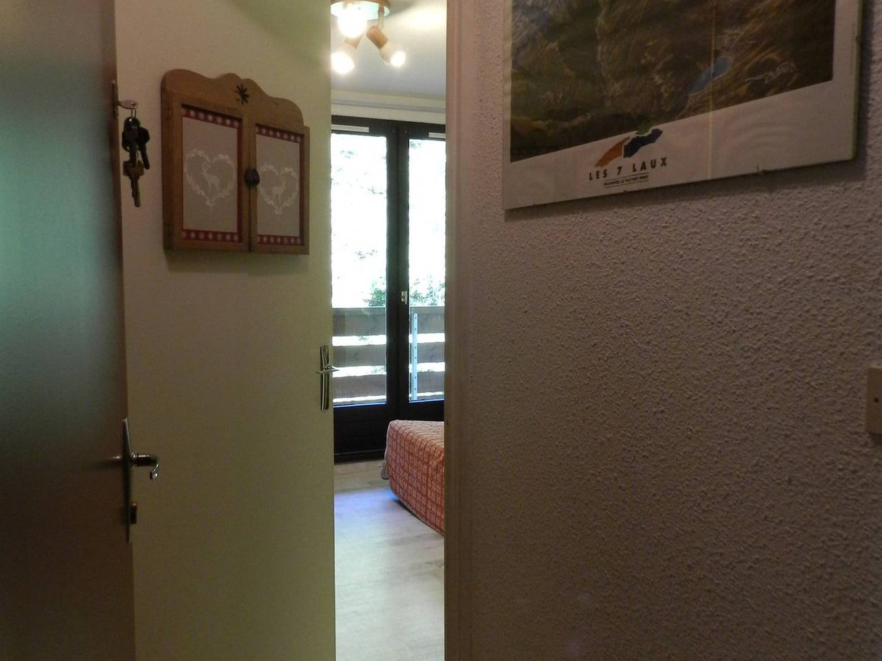 Appartement entier, Location 7 Laux - 5 pers, 24m², 400m pistes, balcon, ski aux pieds, parking gratuit in La Ferrière, Le Pleynet Les Sept Laux