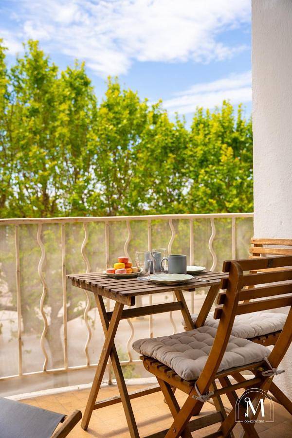 Gîte pour 4 personnes, avec Balcon et Terrasse dans Plage de l'Esplanade