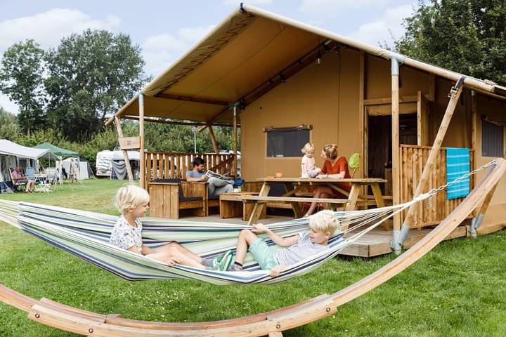 Camping voor 5 personen, met Balkon/Terras en Terras in Flevoland