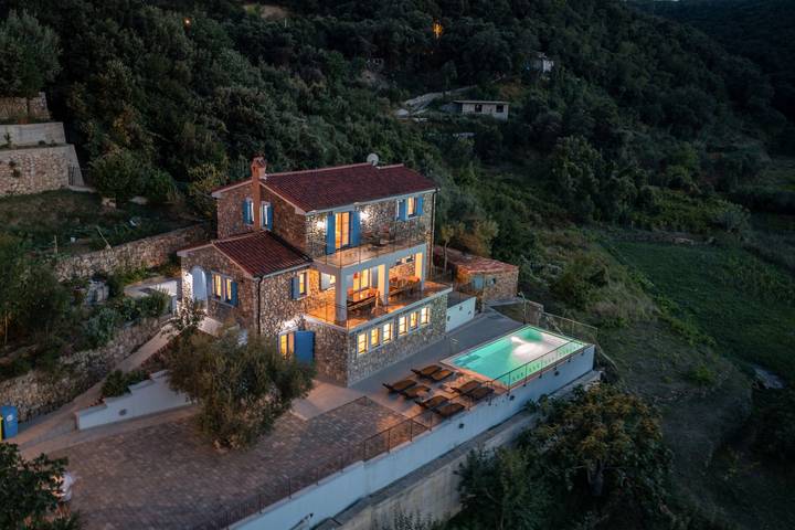 Ferienhaus in Supetarska Draga mit Meerblick, Terrasse, Klimaanlage, W-Lan (890-1) in Supetarska Draga, Rab