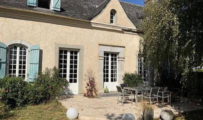 Maison d’hôte pour 2 personnes, avec terrasse ainsi que jardin et vue à Laloubère
