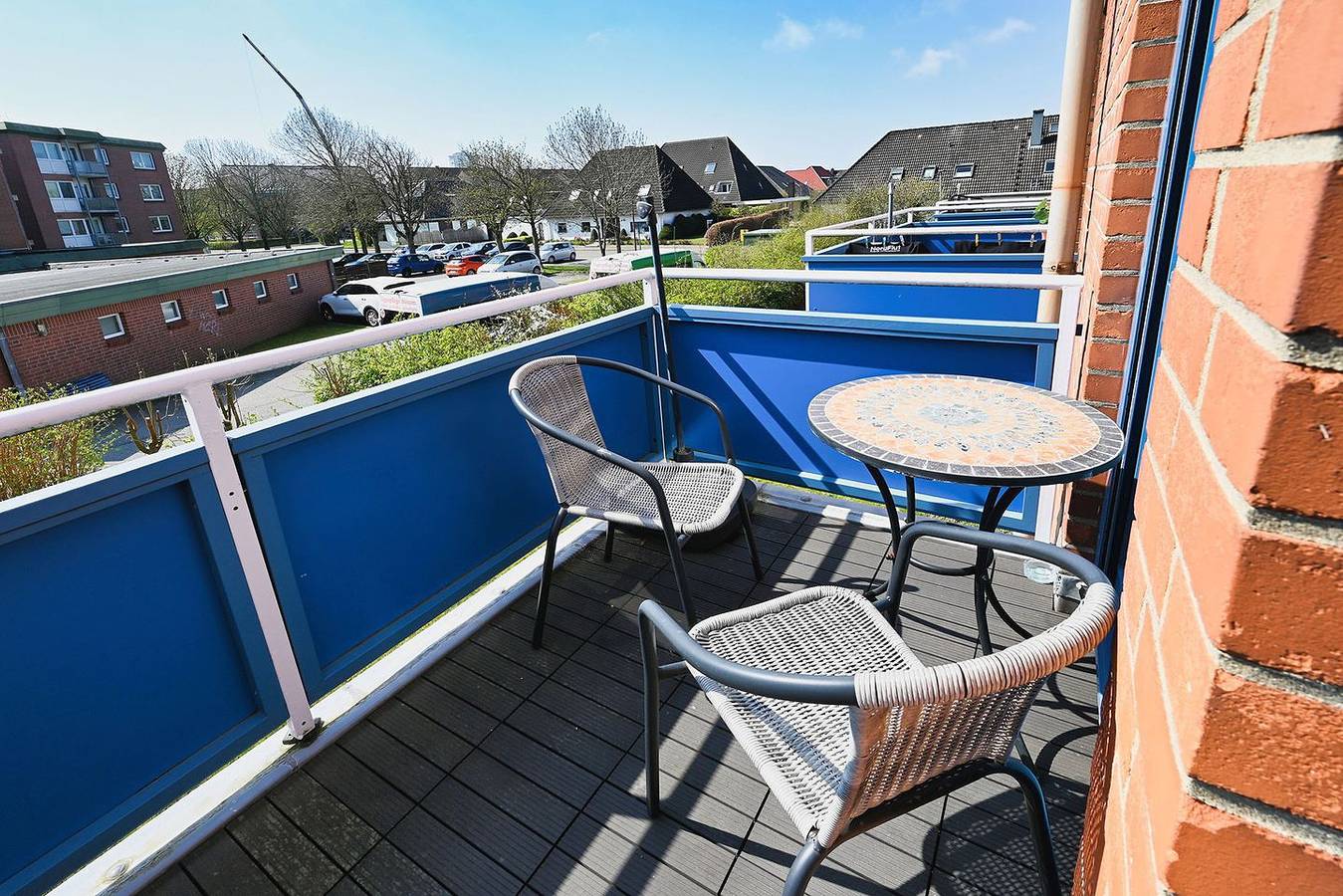 Ganze Wohnung, Seepferdchen: Ruhige Ferienwohnung mit Balkon in Strandnähe in Büsum in Büsum, Dithmarschen
