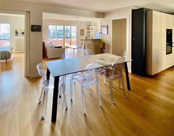 Gîte pour 6 personnes, avec balcon et vue dans La Gare Du Midi Biarritz