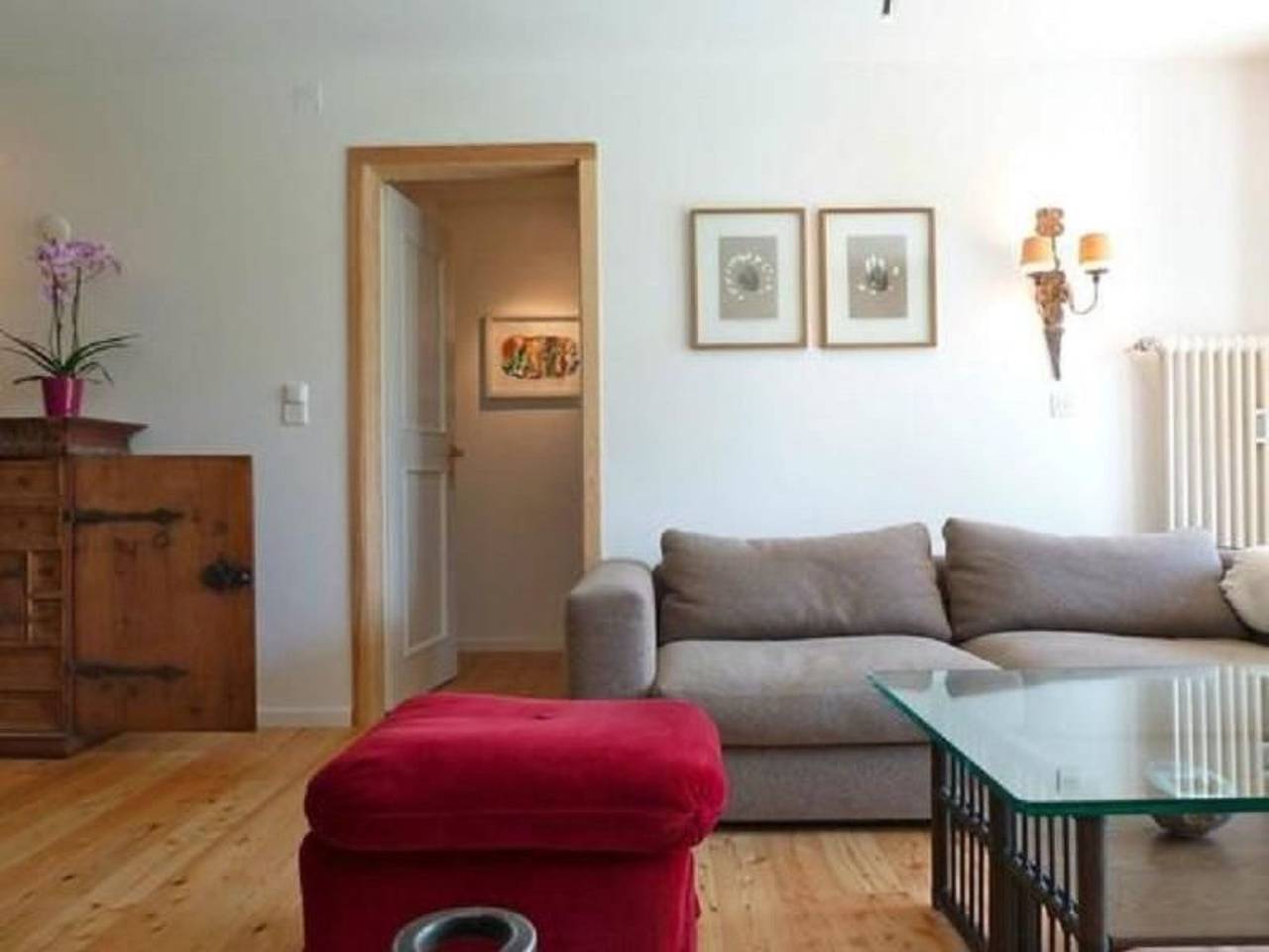 Ganze Wohnung, Chesa Cagiuma, Gartenwohnung in Silvaplana, Sankt Moritz