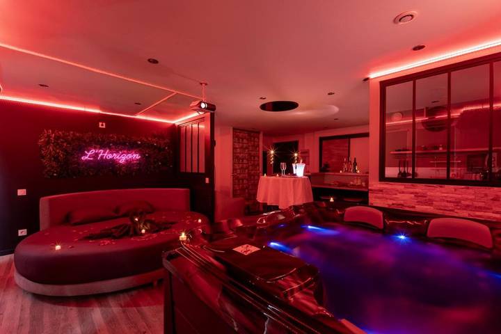 Appartement de vacances pour 2 personnes, avec Jacuzzi ainsi que Terrasse et Jardin