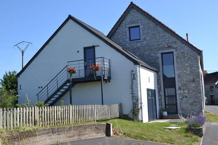 Maison de vacances pour 4 personnes, avec vue et jardin dans Hainaut