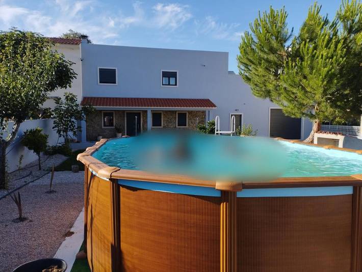 Casa de férias para 8 pessoas, com piscina e jardim e ainda vista, com animais de estimação em Ansiao