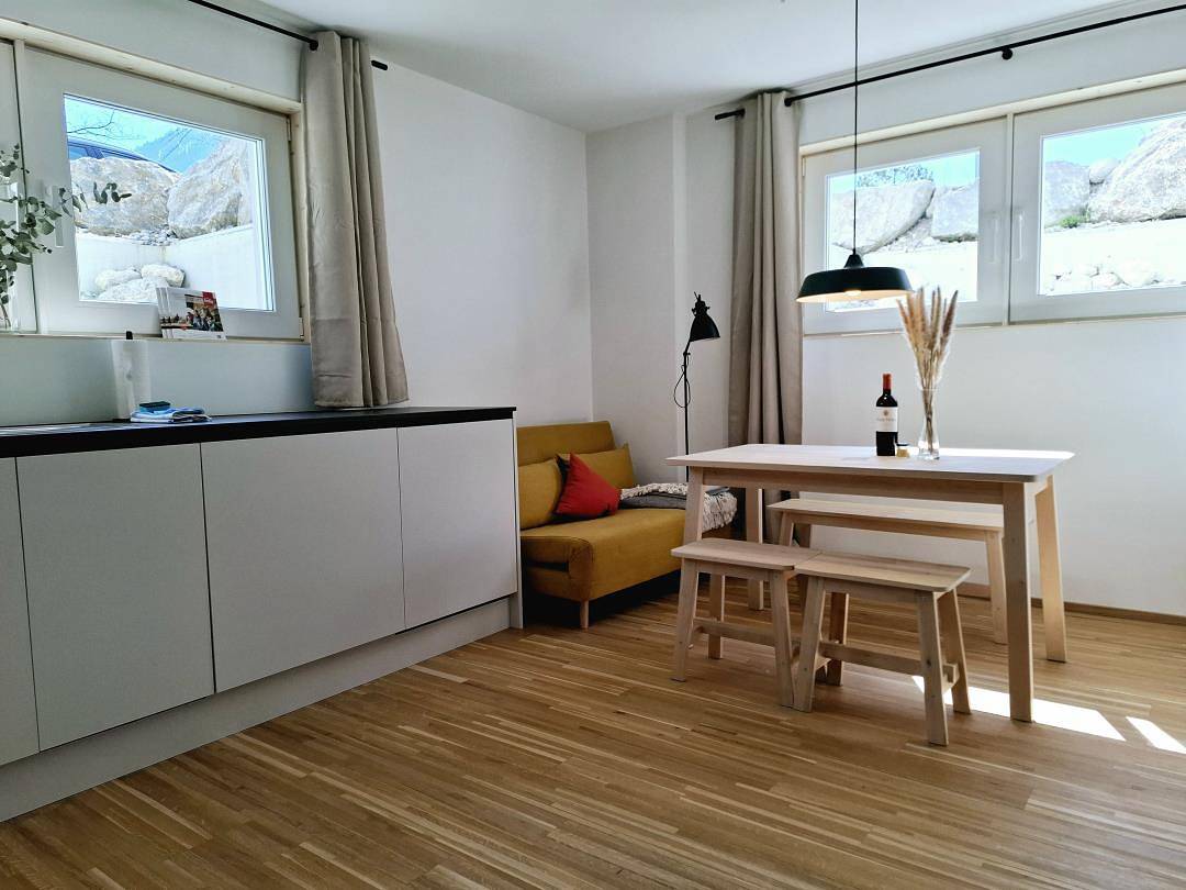 Ganze Ferienwohnung, Bergufer Studio – bis zu 2 Personen mit Sauna in Oberammergau in Oberammergau, Bayerische Alpen