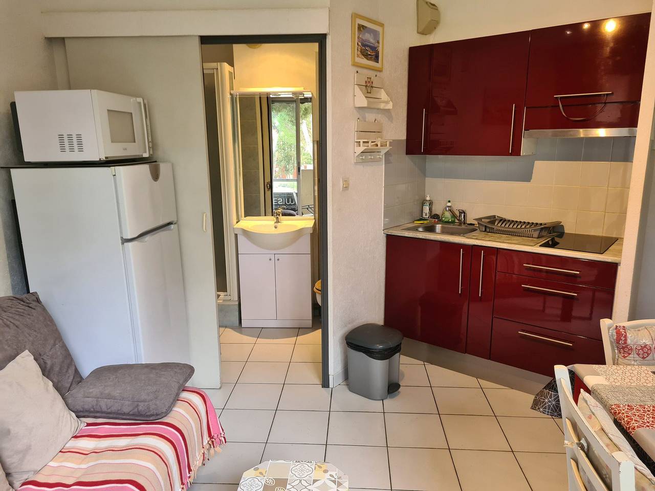 Entire apartment, Cozy T2 with balcony, pets allowed, air conditioning in Balaruc-les-Bains, Mediterranean Coast (France)