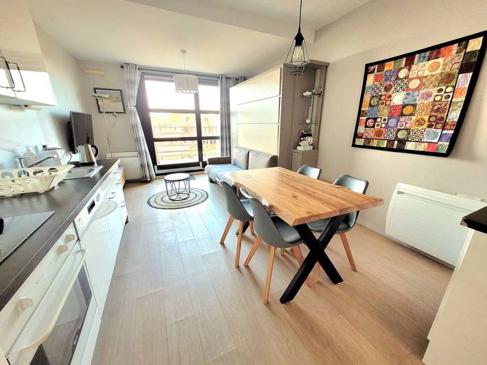Studio für 4 Personen, mit Balkon in Wimereux - 2