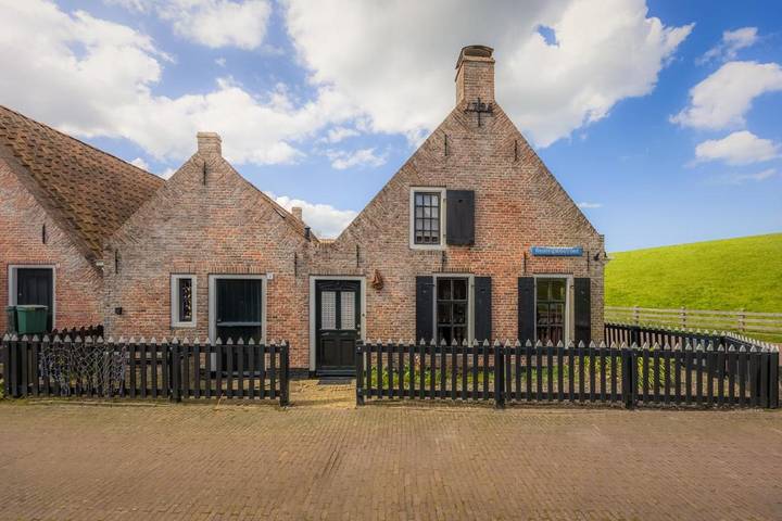 Ferienhaus für 5 Personen, mit Terrasse und Garten sowie Ausblick in Moddergat