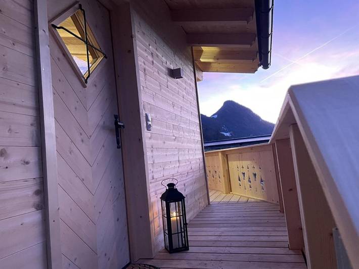 Hütte für 6 Personen, mit Balkon und Ausblick in Reith im Alpbachtal